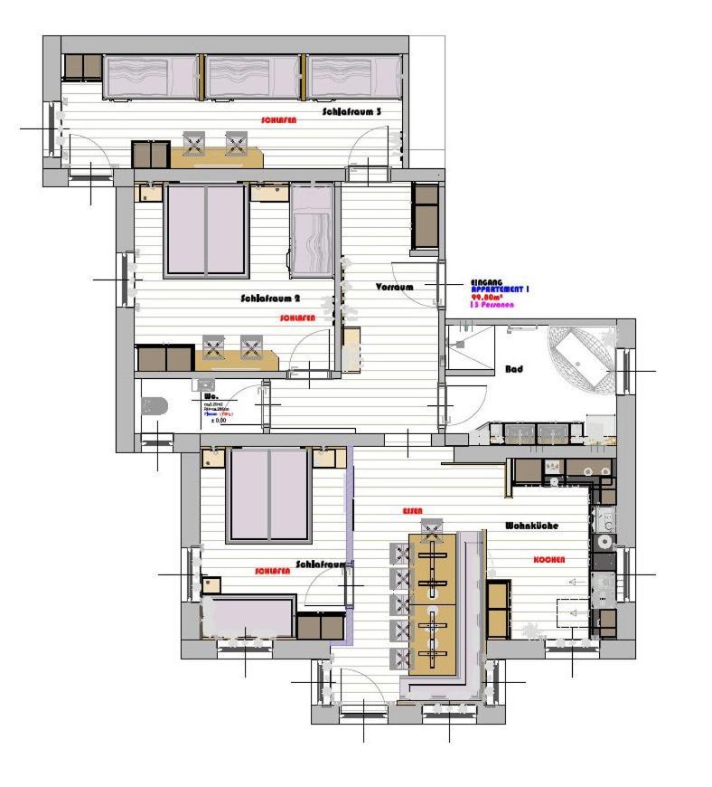 Chalet & Apartment Berger 蓬高圣约翰 外观 照片